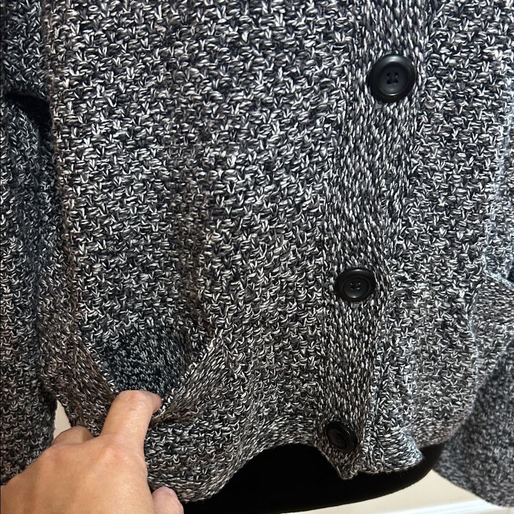 Uniqlo Black and White Textured Blazer - Picture 4 of 5